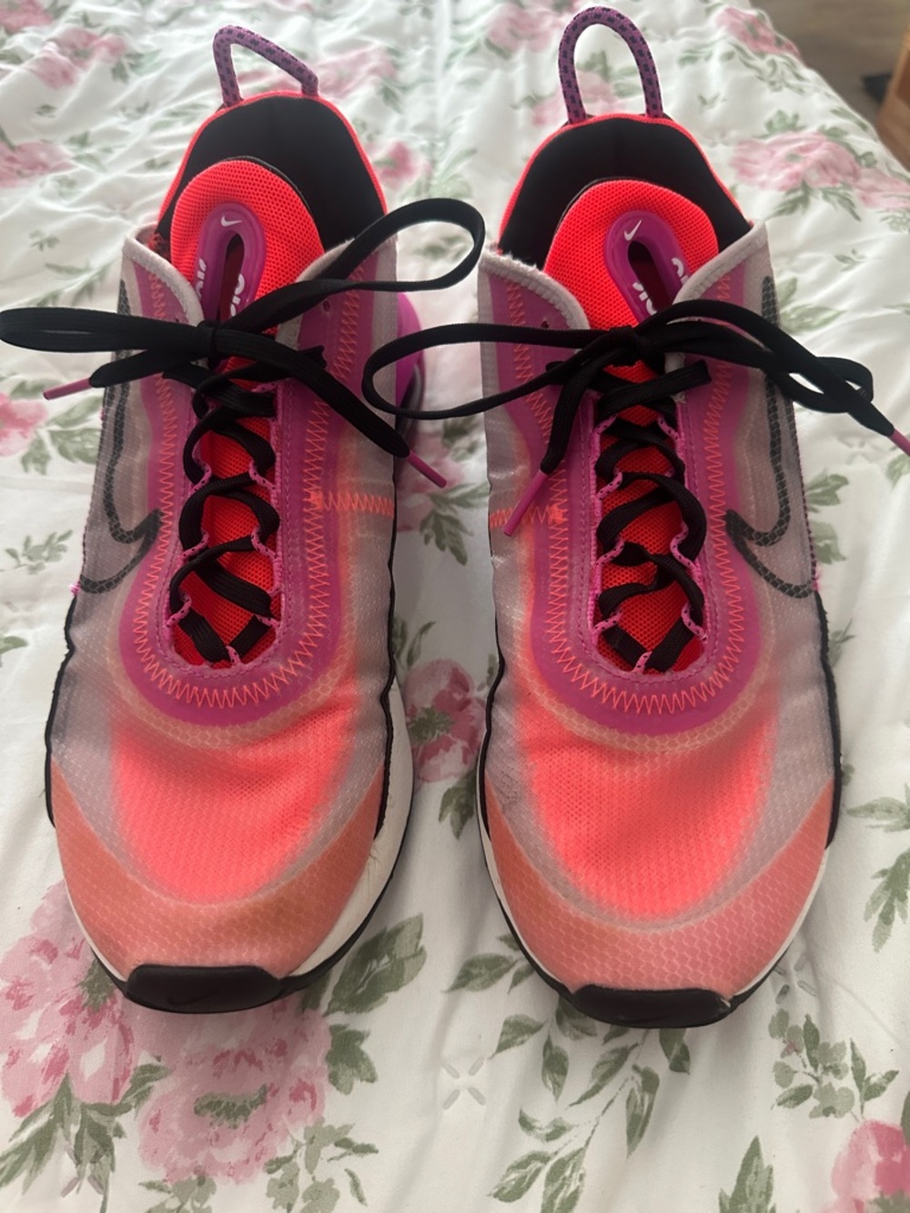 Nike Women’s Athletic Shoes - Coral Pink with Black Accents